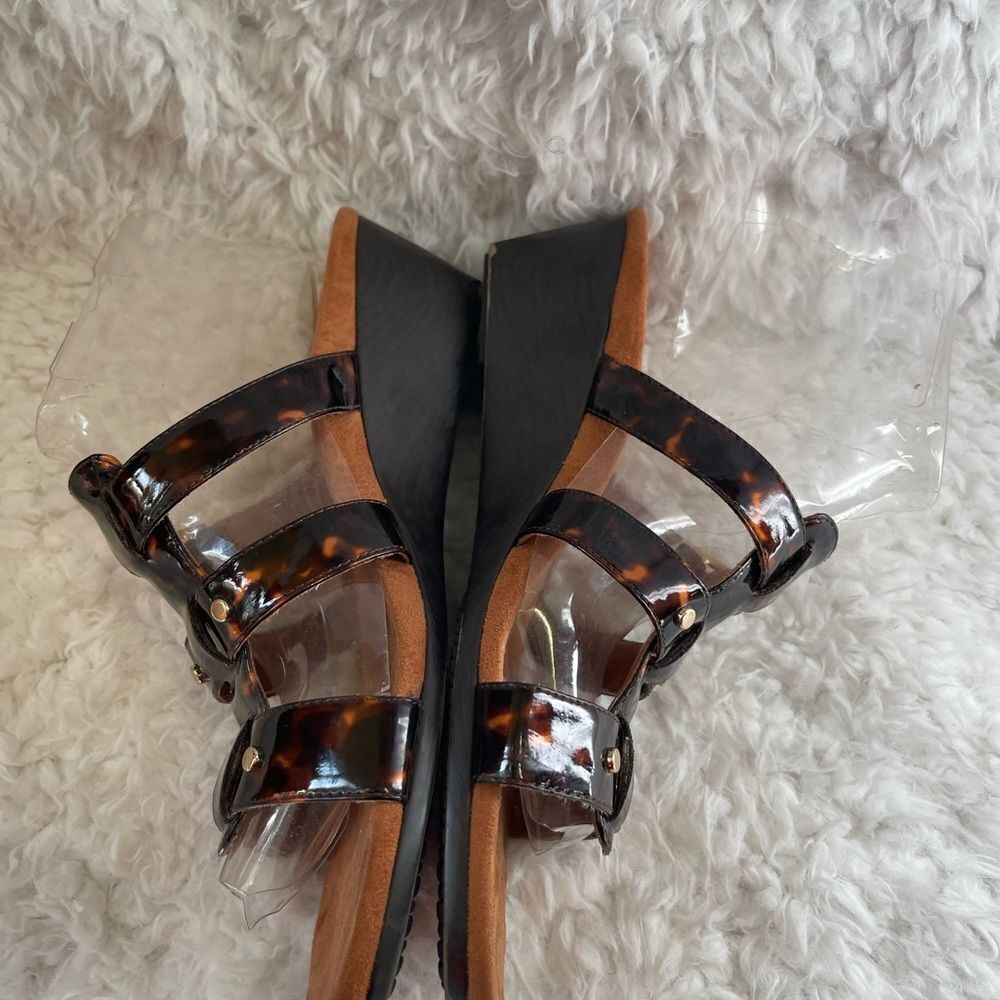 VIONIC RADIA Tortoise Patent Adjustable Strap Wed… - image 10